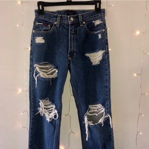 Hand Distressed Tommy Jeans